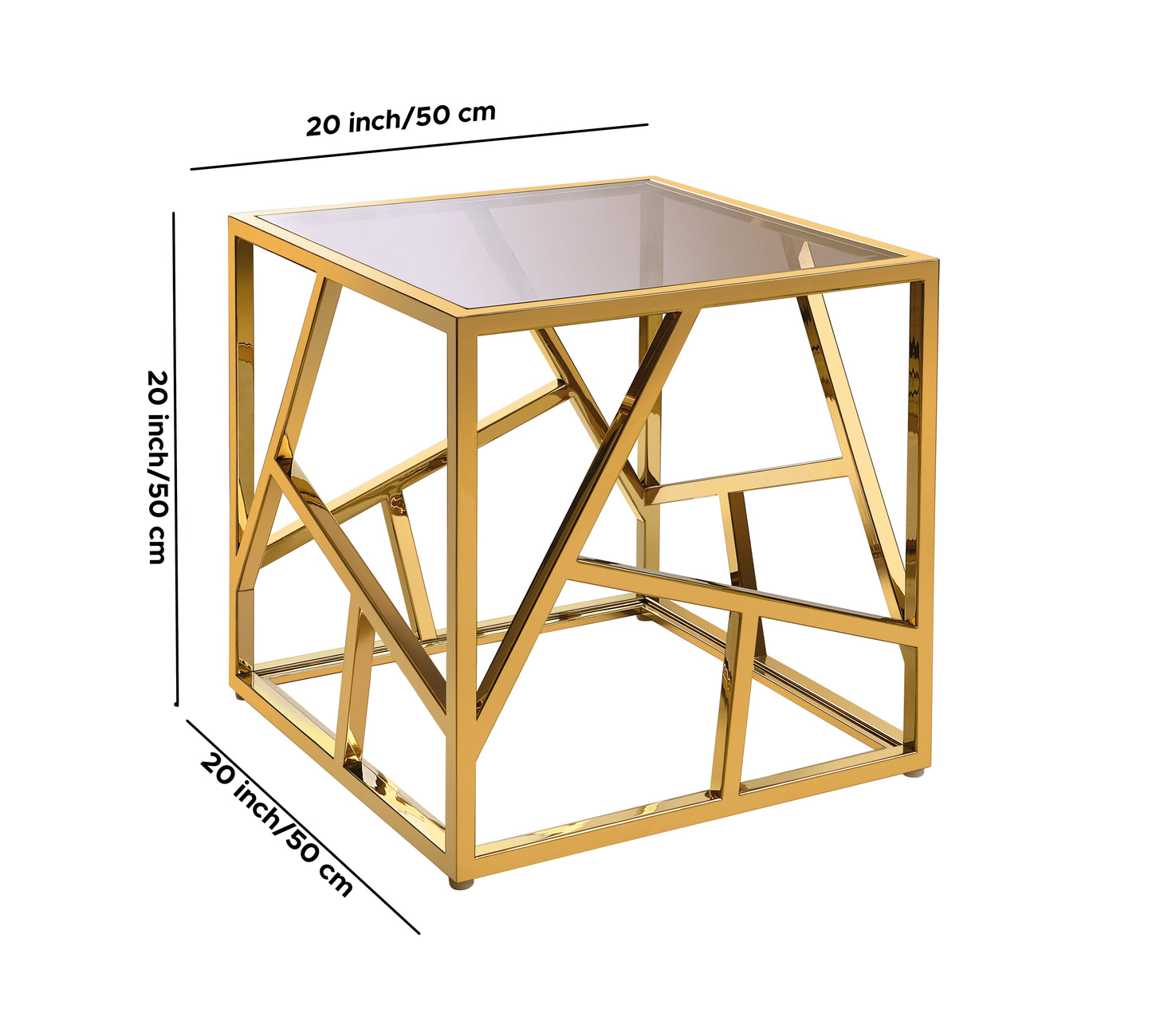 Clear Horizon Side Table
