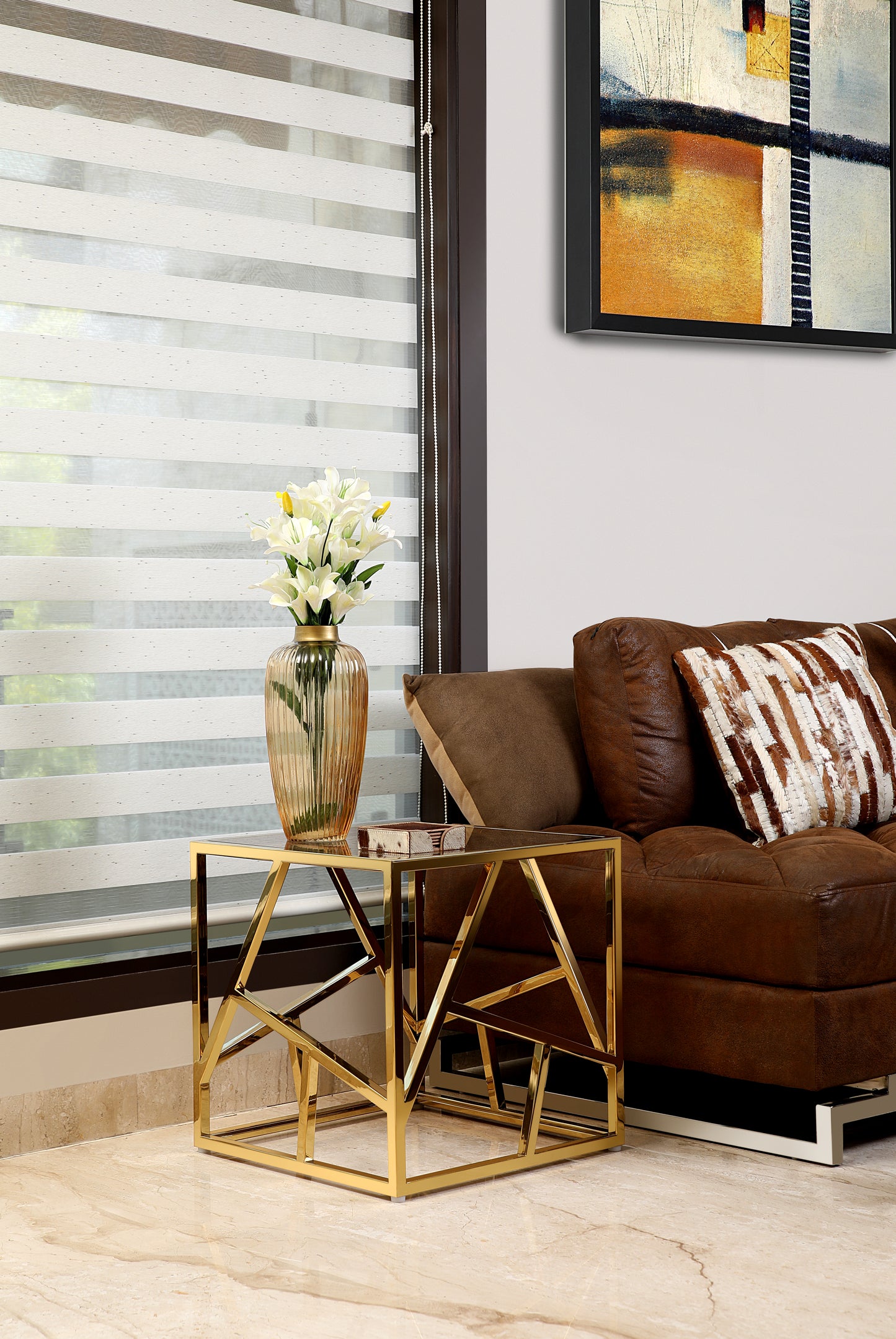 Clear Horizon Side Table