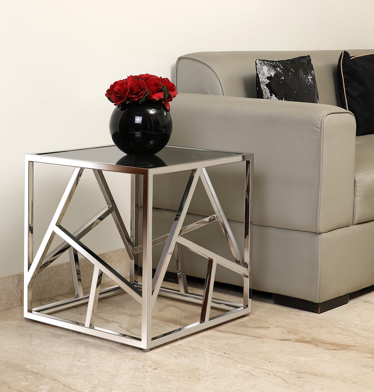 Clear Horizon Side Table