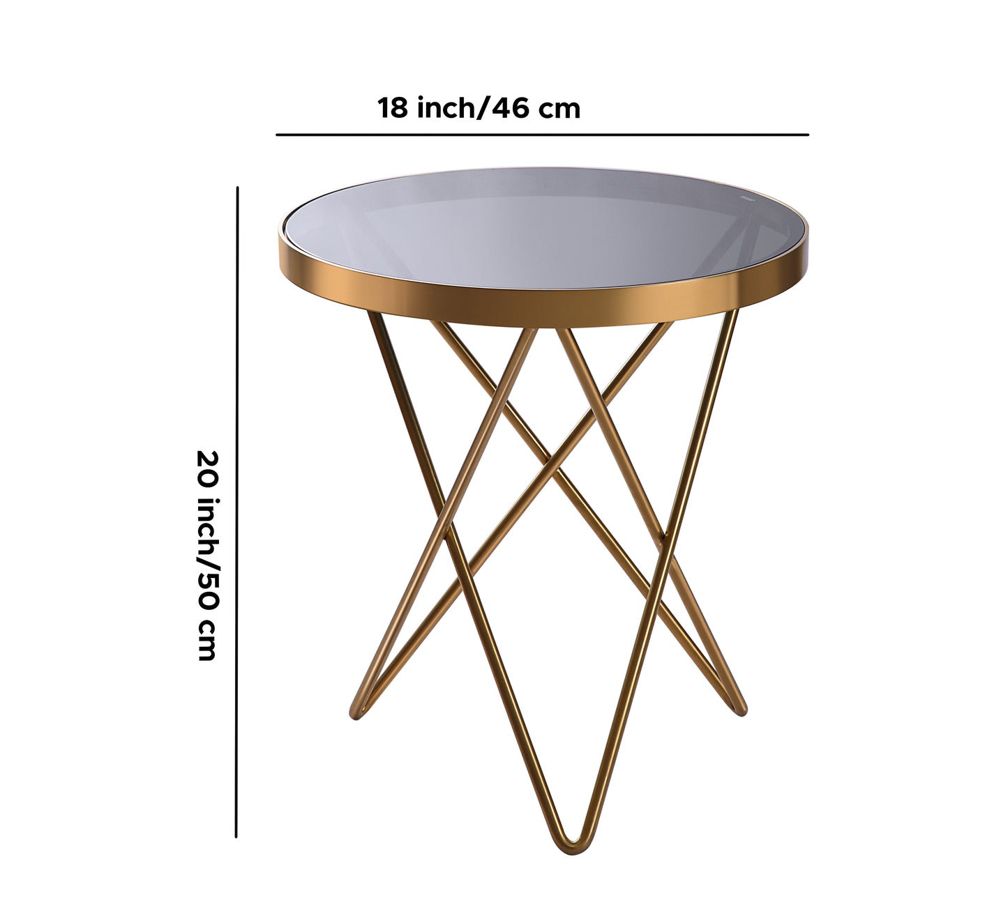 Midnight Axis Side Table